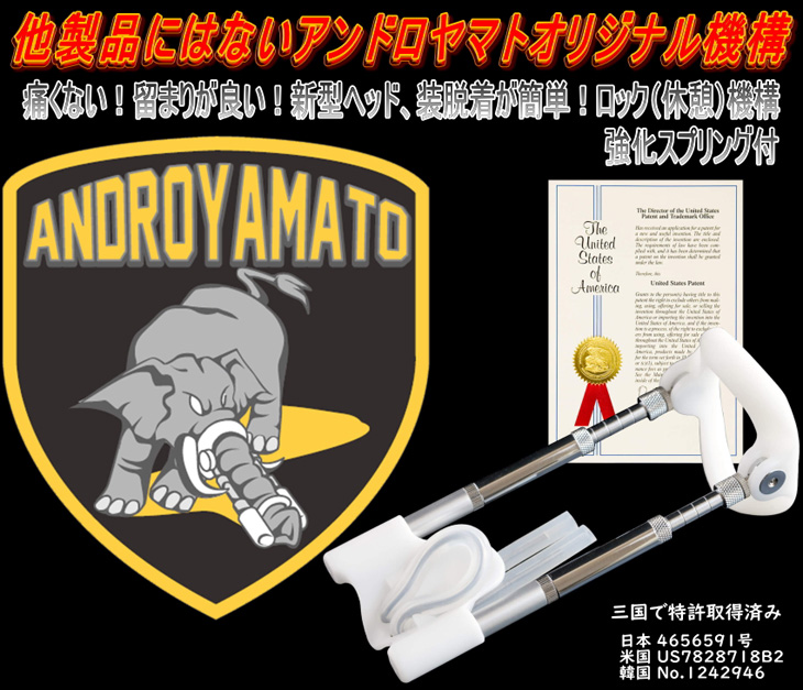 特許取得 アンドロヤマト